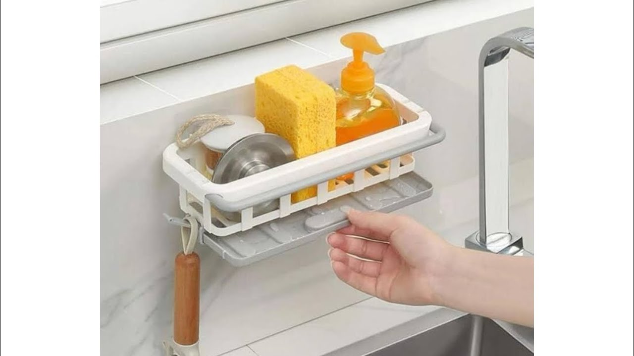 Amazon Kitchen Sink Hanging Drain Storage Under 250 Sponge Drain Tray Review,Unboxing How to Do Use