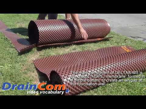 Delta membrane installation