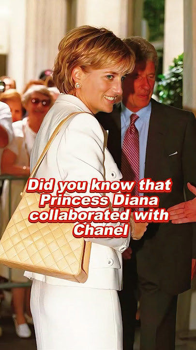 Did you know that Princess Diana collaborated with Chanel #PrincessDiana #royal #celebrity