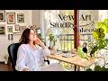 Moving to rural and new art studio makeover  art vlog 