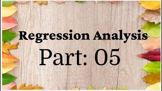 Regression Analysis|Extra sum of Square Methods|All possible regressions |Model Selection|Part-5