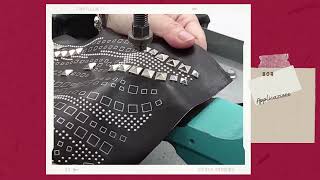 Applicazione Di Borchie A Macchina E Manuale - Studs Hand And Machine Application. By Matilda Ricami