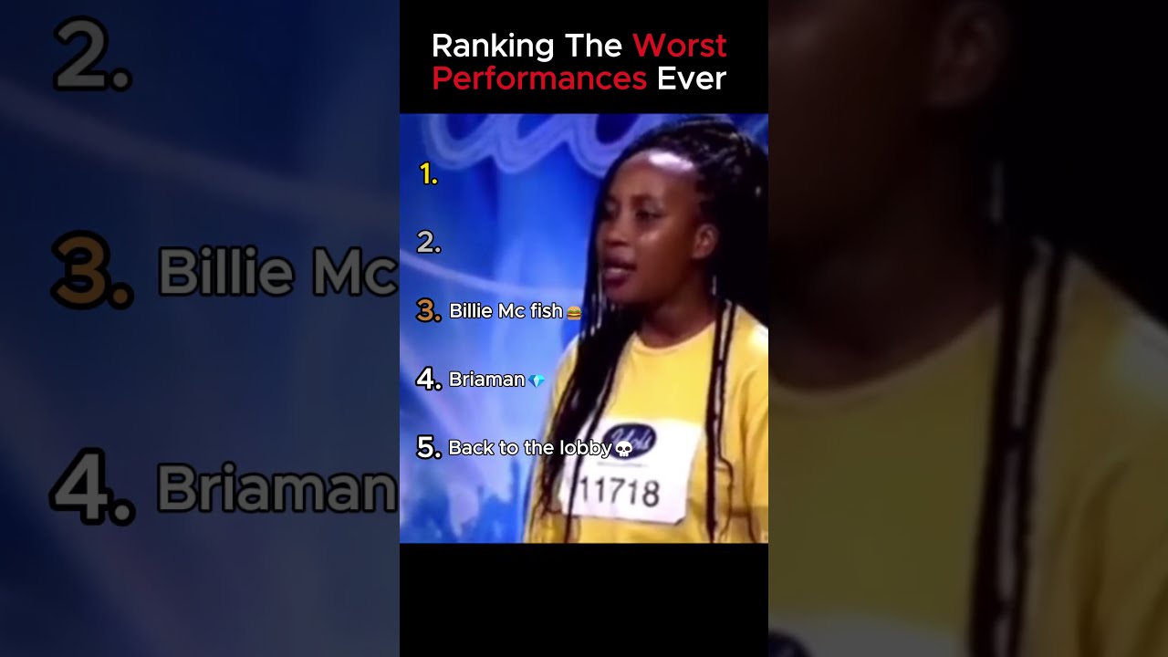 Ranking The Worst Performances Ever 