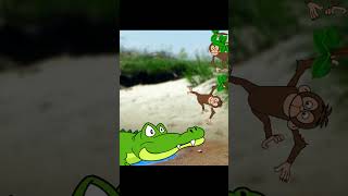 Fem små apor (2025) #svenska #barnlåtar #apor #puddingtv #shorts