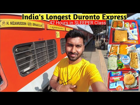 Longest Duronto Journey | Ernakulam Duronto Express | Food in Sleeper Class