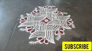 Friday Padi kolam Simple kolam | easy rangoli for beginners screenshot 4