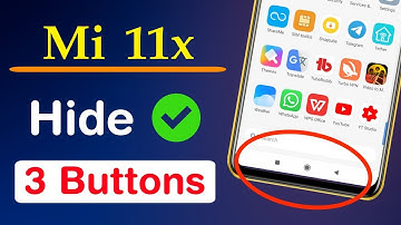 How to Hide Navigation Bar in Mi 11x | Mi 11x Back Button Hide Settings