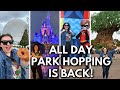 Disney world 4 parks 1 day challenge rides snacks characters in every park all day park hopping