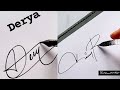 How to Create a Stylish Signature Design 💯 || How to Design Your Own Amazing Signature ✔️