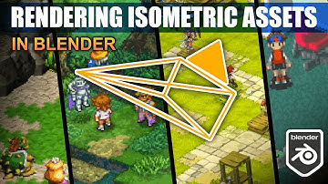 Rendering Isometric Assets & Pixelating Renders [In Blender]