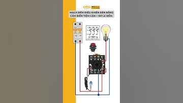 Mạch đếm điều khiển đèn bằng cảm biến tiệm cận + rơ le đếm - BTB Electric