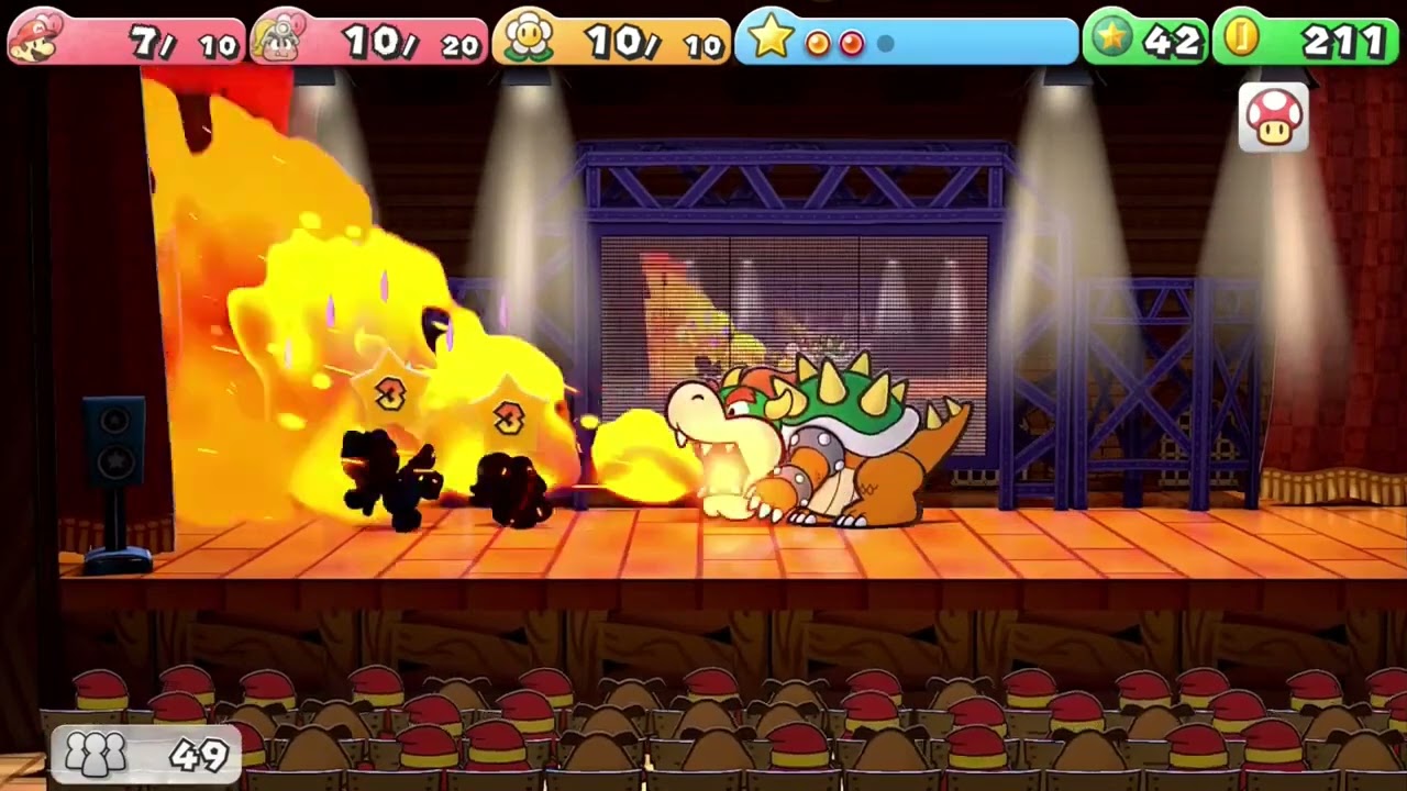 Bowser Battle (Glitz Pit) - Paper Mario: The Thousand-Year Door Switch