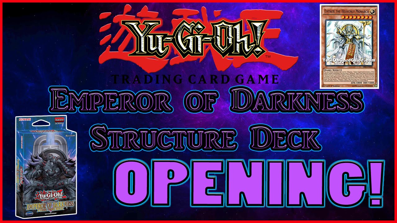 Yu-Gi-Oh! Emperor Of Darkness Structure Deck - 42 Card Preconstructed Deck With Ultra Rares