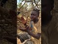 Chaba and Dudukwe sing before starting a day of hunting #hadzabetribe #chaba #dudukwe