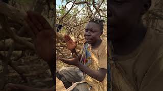 Chaba and Dudukwe sing before starting a day of hunting #hadzabetribe #chaba #dudukwe