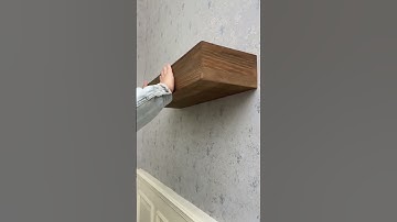 I really like this thickened floating shelf.