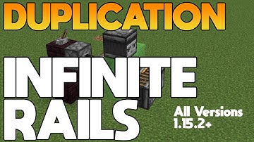 JAVA DUPLICATION GLITCH | Rail Duplication Glitch Hundreds Of Rails Per Minute | Minecraft 1.15.2+