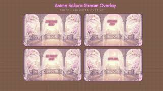 Anime Sakura Stream Overlay