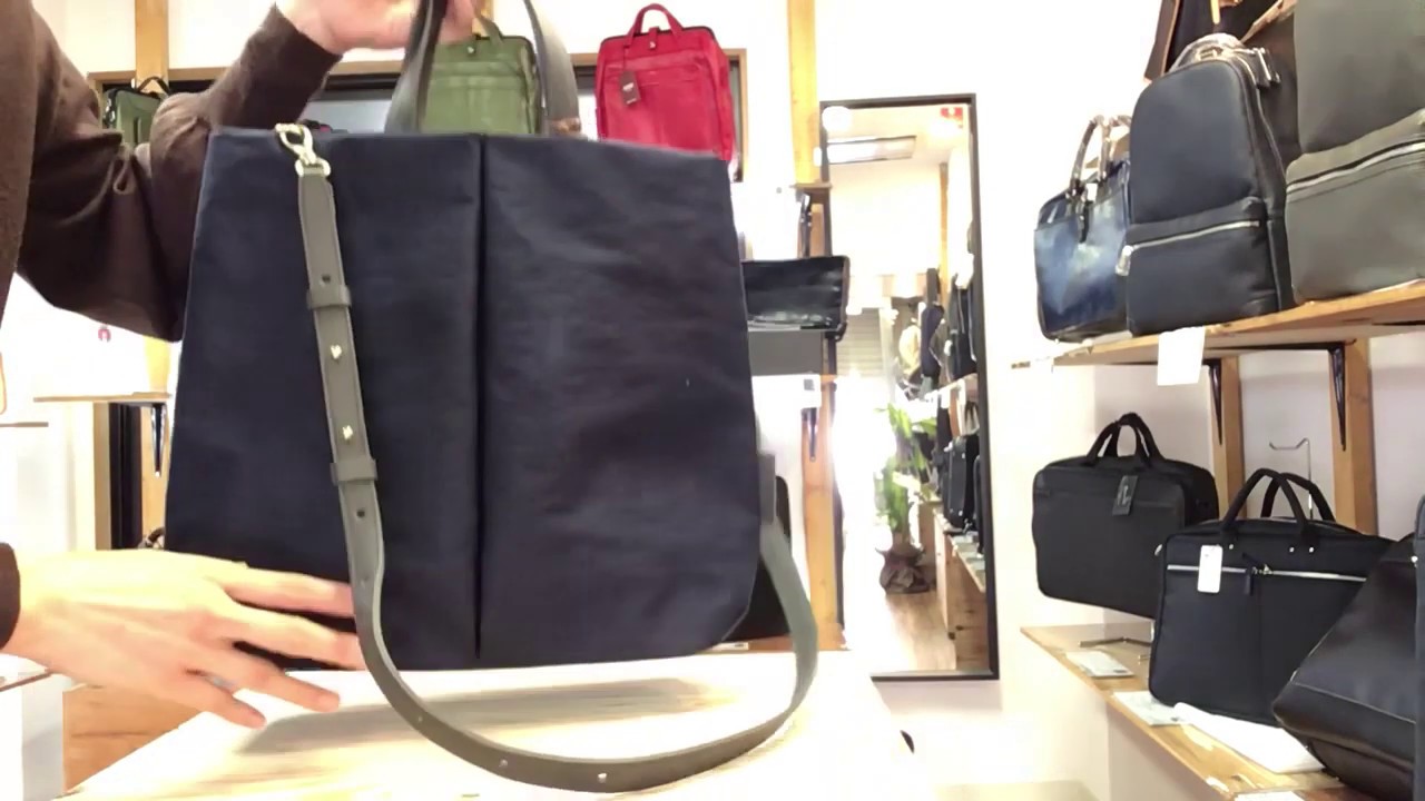 神戸旅靴屋【豊岡鞄 つつむ S3400 カーキ】TUTUMU Fly tote