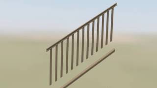 How to Install Baluster on Deck Stairs