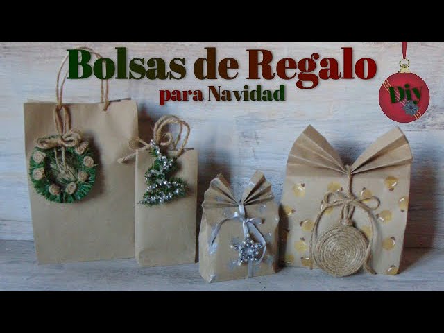 Bolsas De Papel Kraft, Cintas de Regalo, Bolsas Regalo Toda