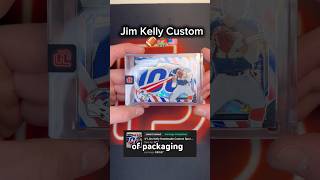 Packaging a Jim Kelly Custom Handmade Sportscard! 🏈🏟️🇺🇸 #handmade#cardart#sportscards #nfl#hobby