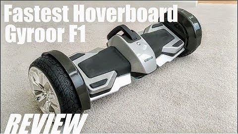 REVIEW: Gyroor F1 - Fastest Hoverboard - Formula Racing Design? - Bluetooth Speaker, App Control!
