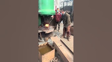 Make in China How to Heat Iron Correctly for Forging #process #machine #factory #ironman #producer