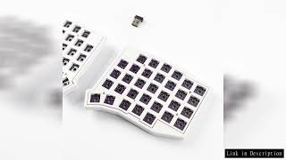 YMDK Sofle 2.4Ghz Wireless Split 64 Ergonomic Hotswappable 60% Layout 3D PLA Vial All Key Programmab