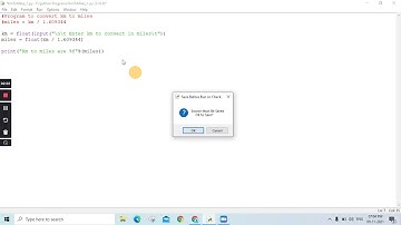 Code to Convert Km to Miles in Python