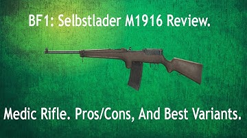 Selbstlader M1916 Of BF1. Breakdown of Marksman, Optical And Factory. Strengths And Weaknessses.