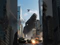Giant Godzilla Attacks Downtown | Epic Army Battle 🦖🔥 #Shorts #brainrot #godzilla #kaiju #vfx