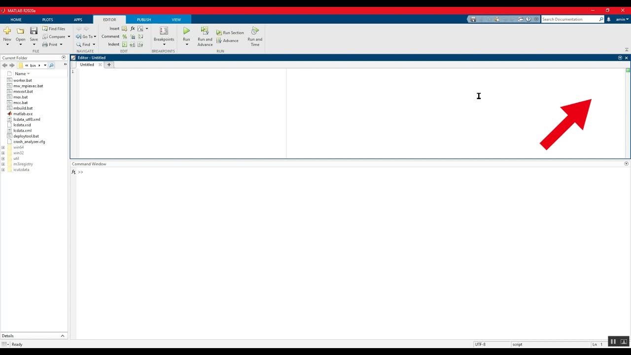 how to open workspace browser in matlab - YouTube