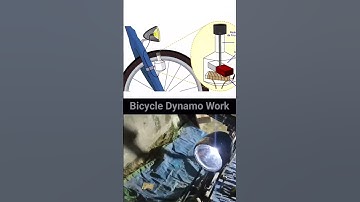 Bicycle dynamo working principle / rotating magnet produces changing magnetic field #automobile#tech