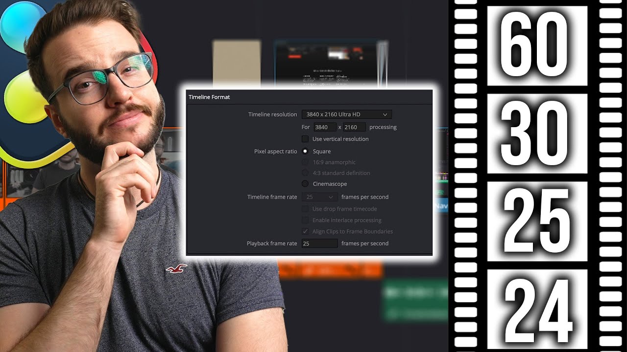 PROJECT Vs TIMELINE Framerate Unterschied Und Workflow DaVinci project-vs-timeline-framerate-unterschied-und-workflow-davinci