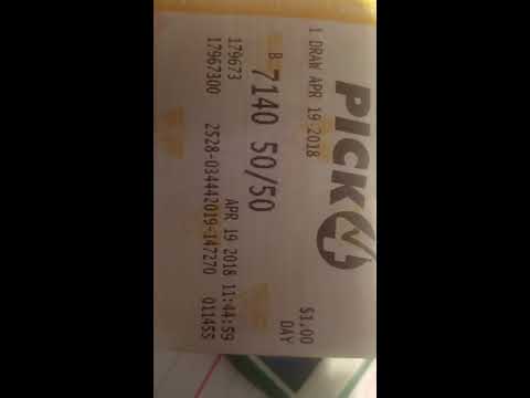 pick 4 va lottery 100$ - YouTube