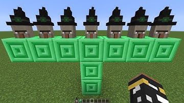 what if you create a LONG WITCH BOSS in MINECRAFT