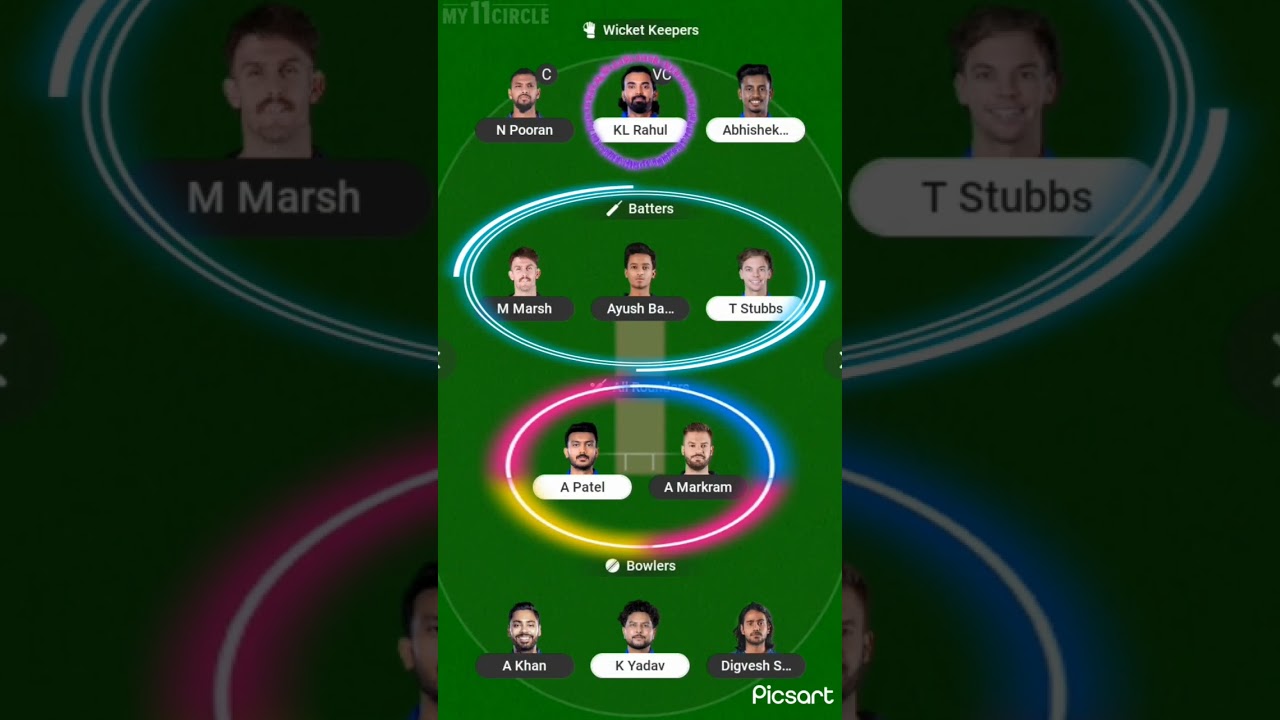 LSG VS DC Dream11 Team Prediction | LSG vs DC Dream11 Team Of Today Match | LSG vs DC 2025