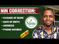 How to correct your NIN details online with your phone (Name, DOB, Address and more)