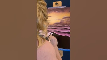 Joe Dirt Paints Killer Seascape Oil Painting | Seascape And Sunset with Crashing Waves