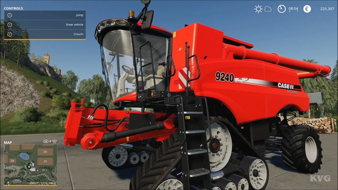 Farming Simulator 19 - Case IH 9240 Gameplay (HD) [1080p60FPS] - YouTube