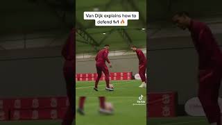 Celebrity virgil van dijk explains how to defend 1v1 #liverpool #virgilvandijk #defending Profile