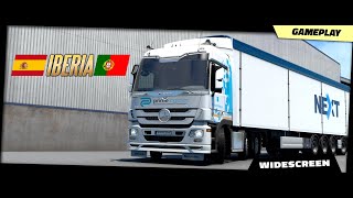 ETS2 v1.40 | DLC 'Iberia' (Seville) - Mercedes Actros MP3 Euro Truck Simulator 2 gameplay 2K