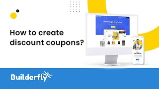 How to create discount coupons?| Builderfly Marketing Toolkit