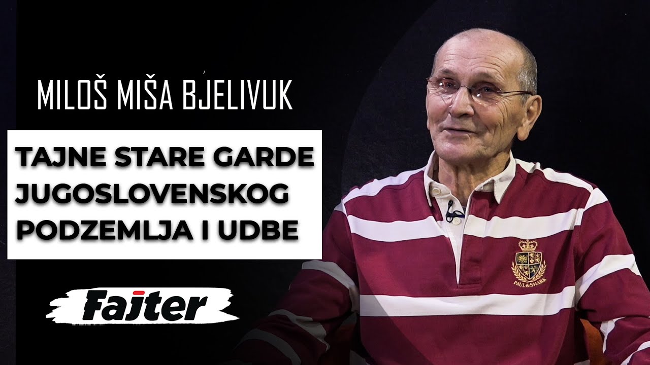 TAJNE STARE GARDE JUGOSLOVENSKOG PODZEMLJA I UDBE: MILOŠ MIŠA BJELIVUK