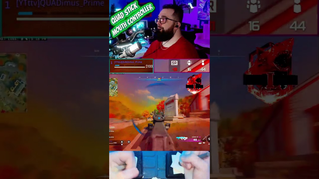 Paralyzed Gamer #warzone #warzoneclips #gaming #resurgence #paralysis #callofdutywarzone