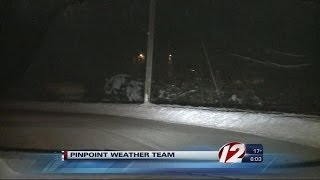Many roads covered in ice; Cranston delays school