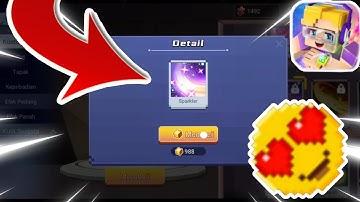 New Sparkler Sword Effect In Bedwars!!😯OMG!! (Blockman Go)