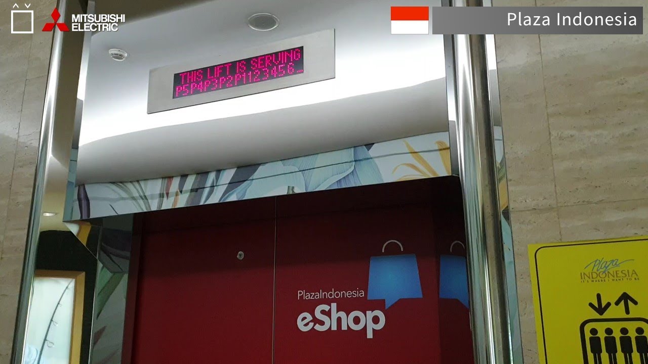 3x 2009 Mitsubishi Elevators - Plaza Indonesia - Jakarta, Indonesia