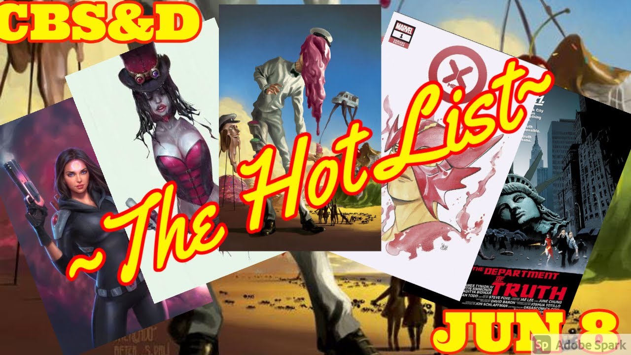 Comic Book Hot List I June 8th 2021 I Daily Exclusive Variant Comic Report 